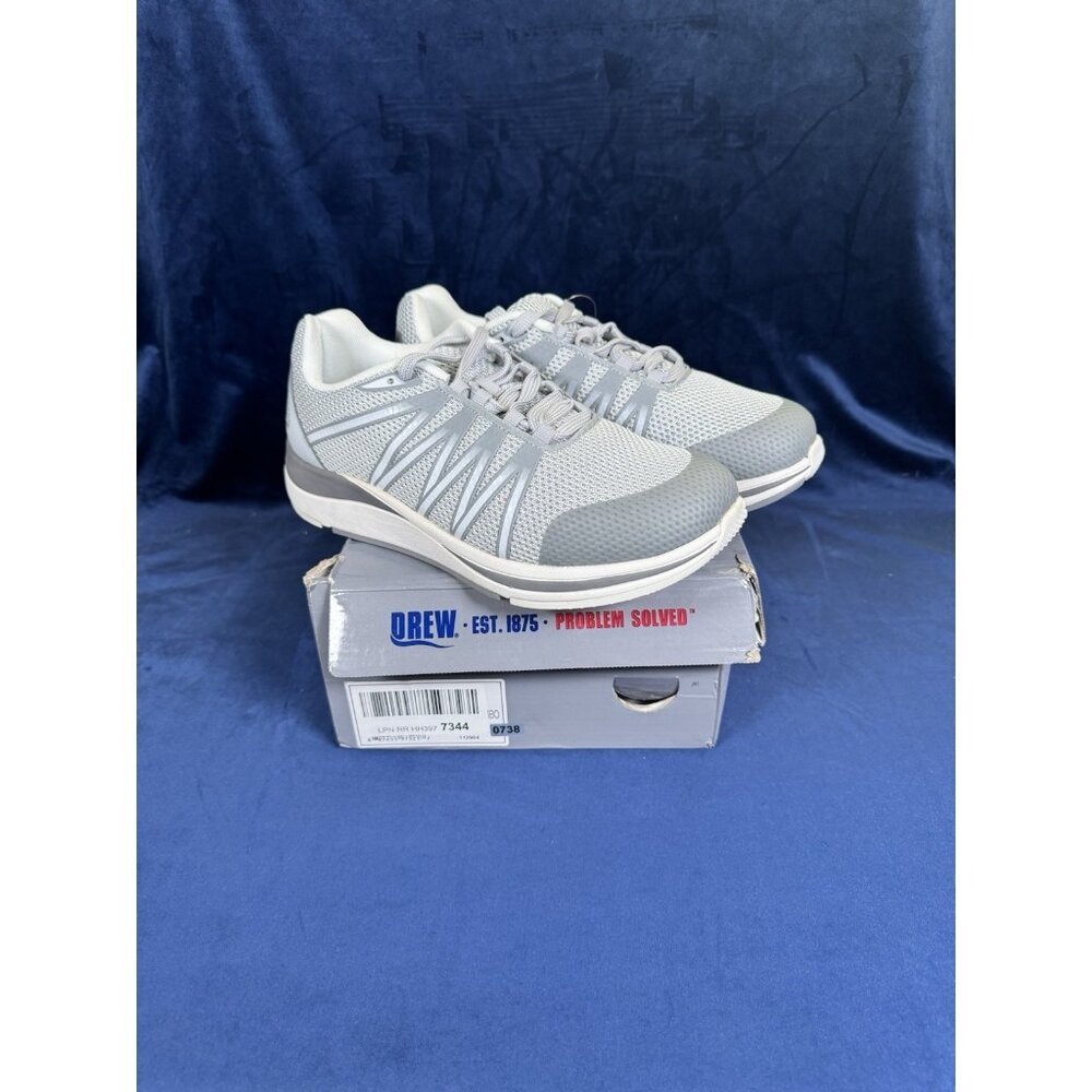 Drew Balance Sneakers Gray and White 0738